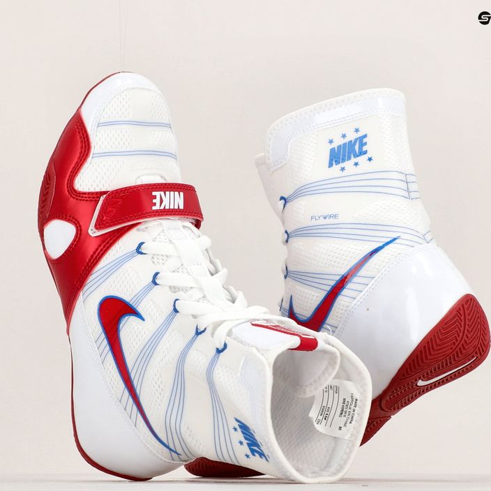 Кросіки боксерські Nike Hyperko MP white/varsity red 8