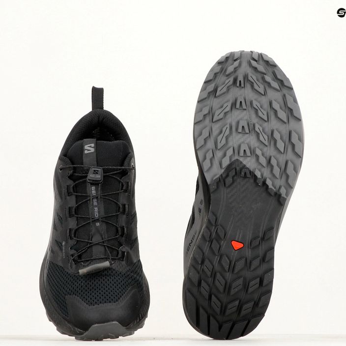 Кросівки для бігу чоловічі Salomon Sense Ride 5 GTX black/magnet/black 11