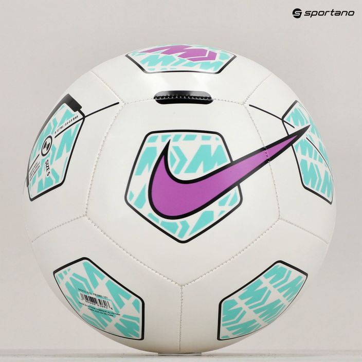 М'яч футбольний Nike Mercurial Fade white/hyper turquoise/fuchsia dream розмір 5 5