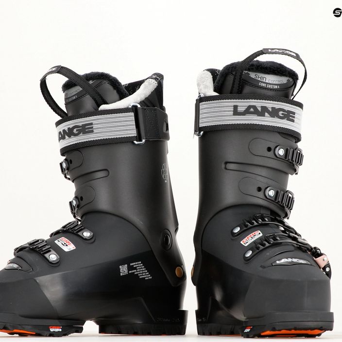 Жіночі гірськолижні черевики Lange Shadow 85 W MV GW чорні переробка 16