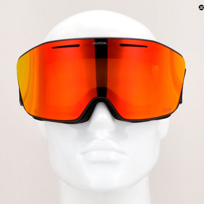 Гірськолижні окуляри Alpina Nendaz Q-Lite S2 чорні/жовті матові/червоні 5