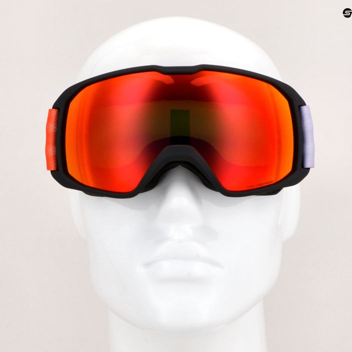 Гірськолижні окуляри UVEX Xcitd CV S2 чорні матові/дзеркально-червоні/зелені 6