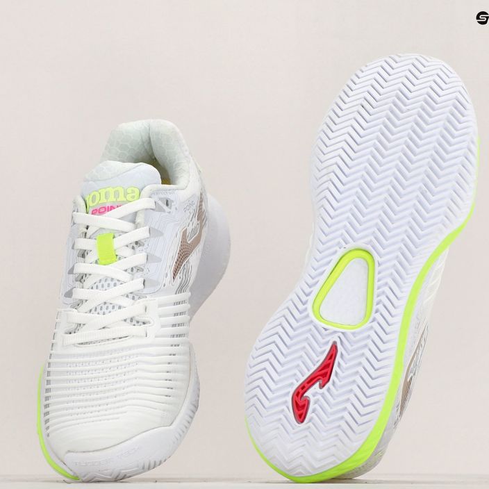 Кросівки для тенісу жіночі Joma T.Point біло-зелені TPOILS2302T 8