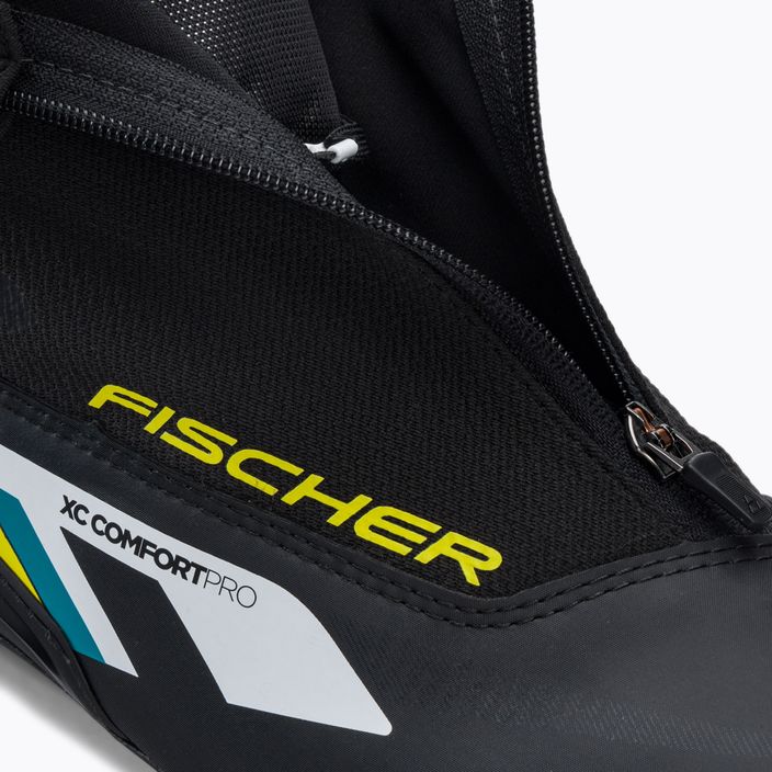 Черевики для бігових лиж Fischer XC Comfort Pro black/yellow 10