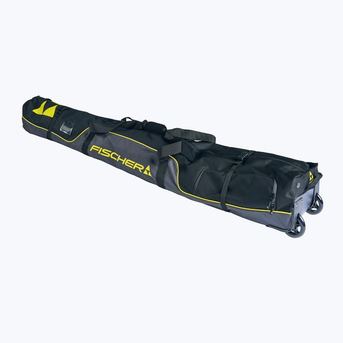 Чохол для лиж Fischer Skicase With Boot Pocket Alpine Race Wheels black/grey/yellow