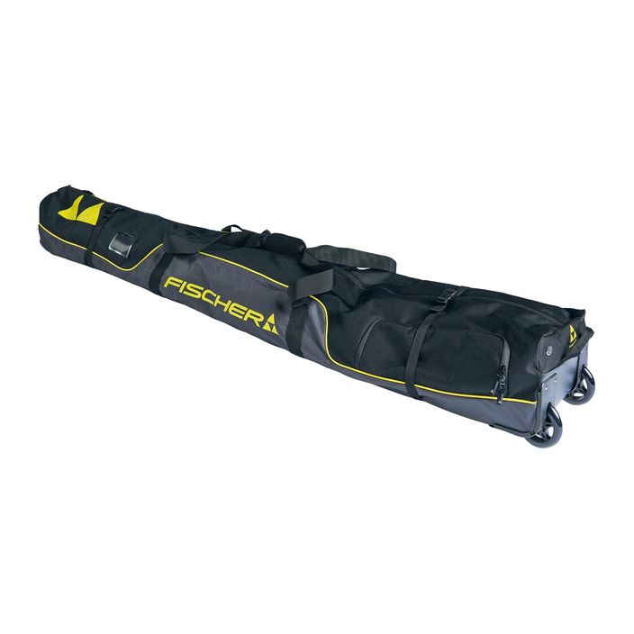 Чохол для лиж Fischer Skicase With Boot Pocket Alpine Race Wheels black/grey/yellow 2