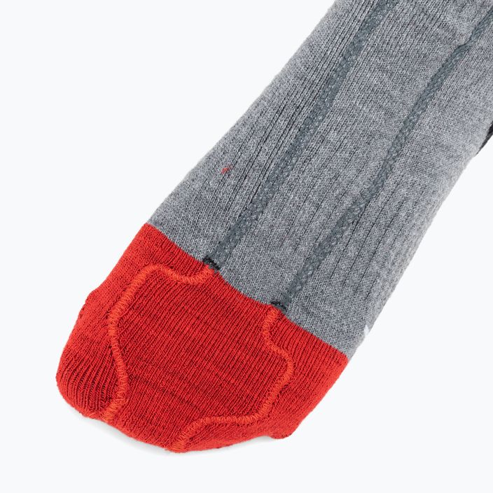 Шкарпетки гірськолижні з підігрівом Lenz Heat Sock 5.1 Toe Cap Slim Fit grey/red 4