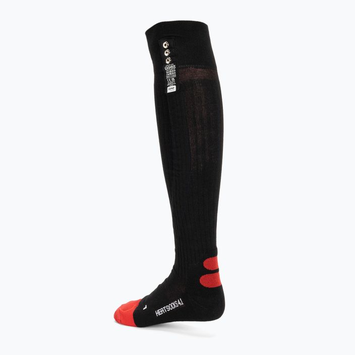 Шкарпетки лижні з підігрівом Lenz Heat Sock 4.1 Toe Cap чорні 1065 2
