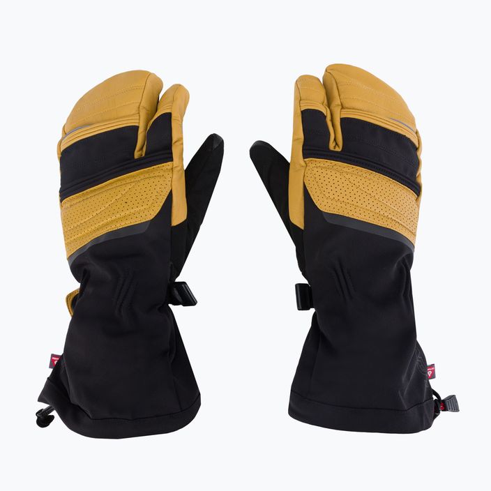 Рукавиці лижні з підігрівом Lenz Heat Glove 8.0 Finger Cap Lobster чорно-жовті 1207 3