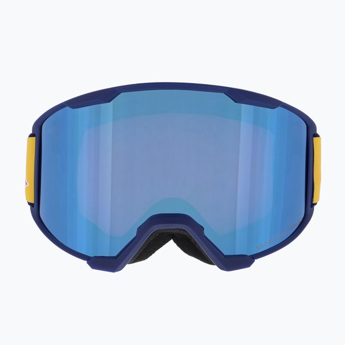 Гірськолижні окуляри Red Bull SPECT Solo S3 темно-сині/сині/фіолетові/сині дзеркальні 2