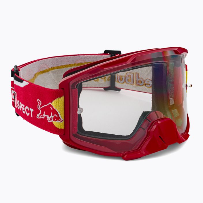 Маска велосипедна Red Bull SPECT Strive shiny red/red/black/clear 014S