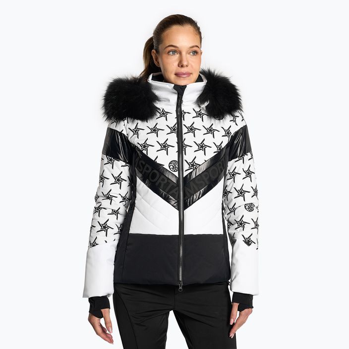 Жіноча гірськолижна куртка Sportalm Stereo m.Kap+P оптична біла