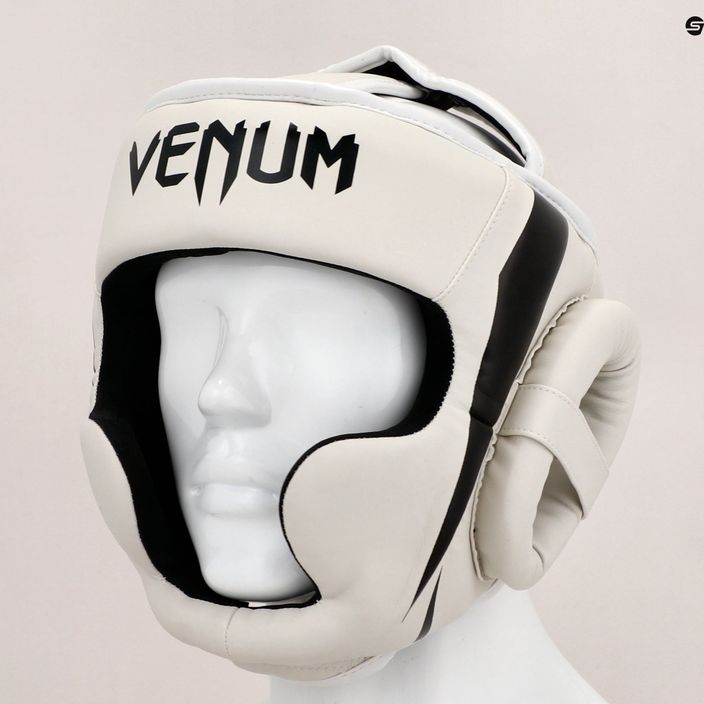 Боксерський шолом Venum Elite білий/чорний 6