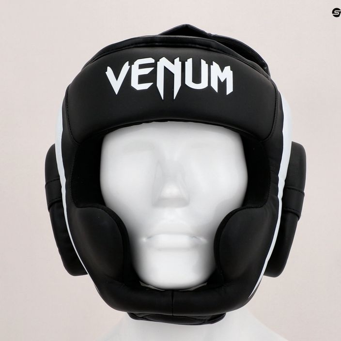 Боксерський шолом Venum Elite чорний/білий 6