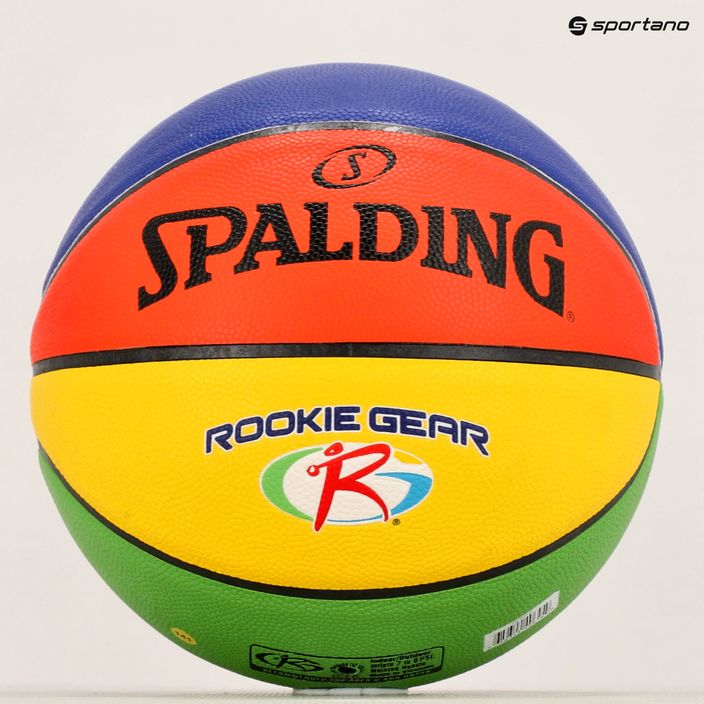 Spalding Rookie Gear Шкіряні баскетбольні м'ячі Spalding Rookie Gear різнокольорові, розмір 5 5
