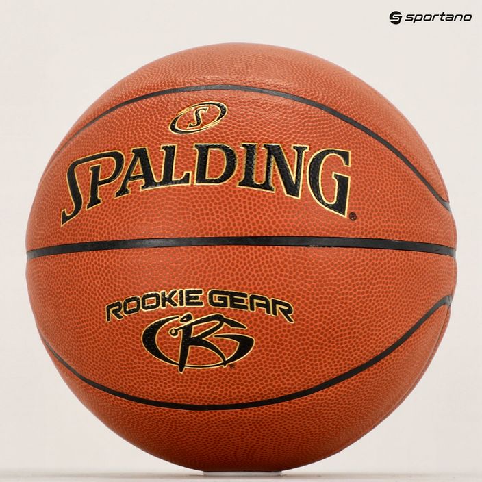 Spalding Rookie Gear Шкіряний баскетбольний м'яч Spalding Rookie Gear помаранчевий розмір 5 5