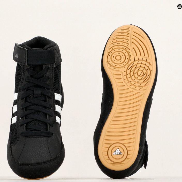 Кросівки боксерські дитячі adidas Havoc black/white 11