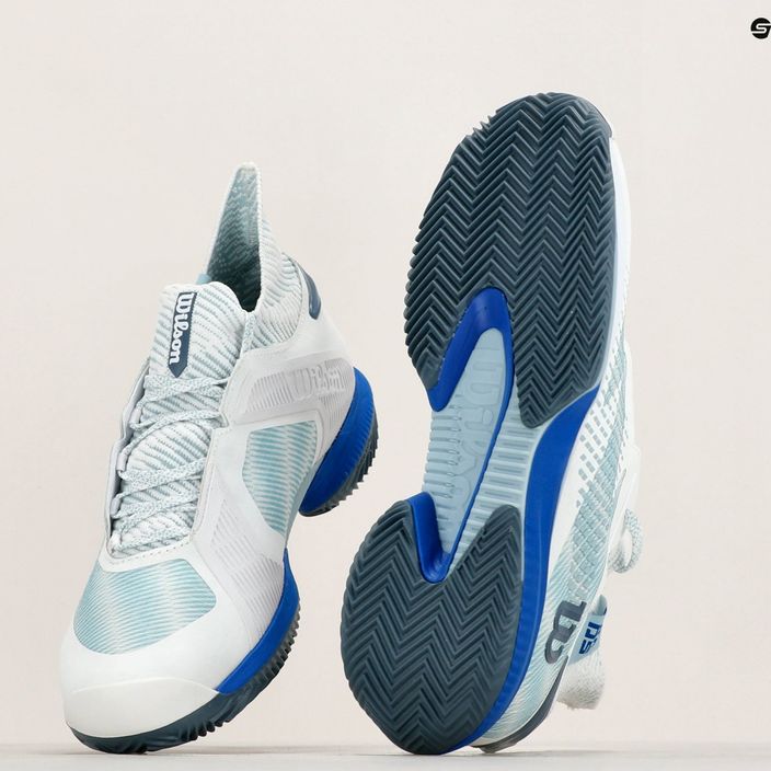 Кросівкі тенісні чоловічі Wilson Kaos Rapide STF Clay white/sterling blue/china blue 10