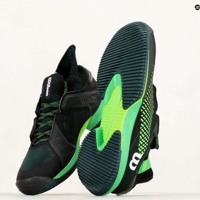Кросівкі тенісні чоловічі Wilson Kaos Rapide STF black/green 9