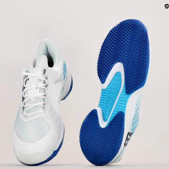 Кросівкі тенісні чоловічі Wilson Kaos Swift 1.5 Clay white/blue atoll/lapis blue 8