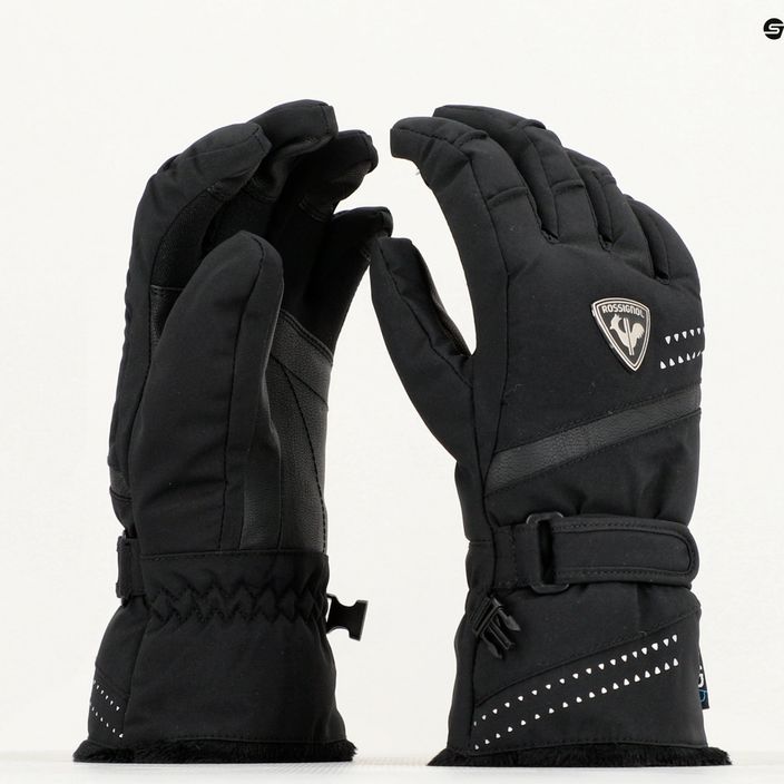 Жіночі гірськолижні рукавиці Rossignol Nova Impr G чорні 8