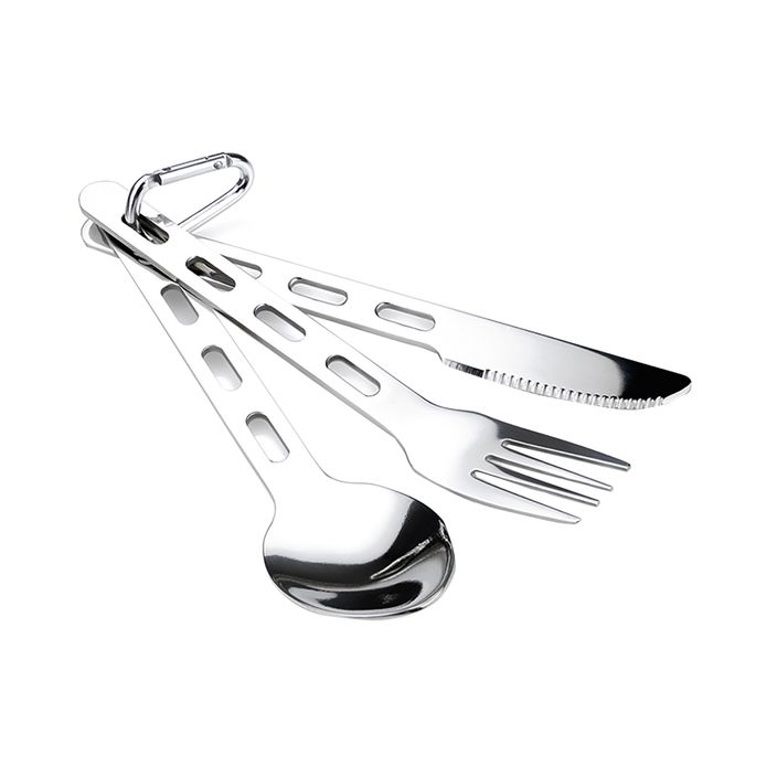 Набір столових приборів GSI Outdoors Glacier Stainless Ring Cutlery сріблястий 61003 2