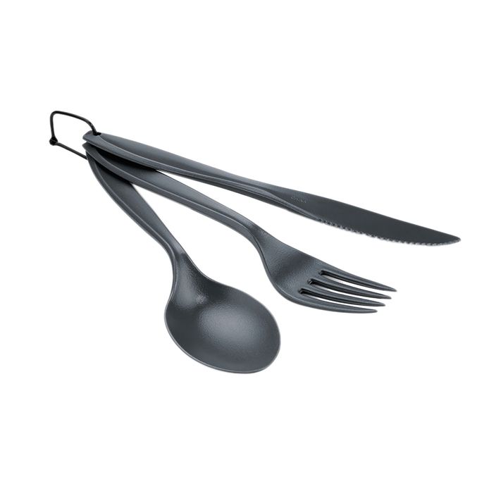 Набір столових приборів GSI Outdoors Ring Cutlery сірий 70505 2