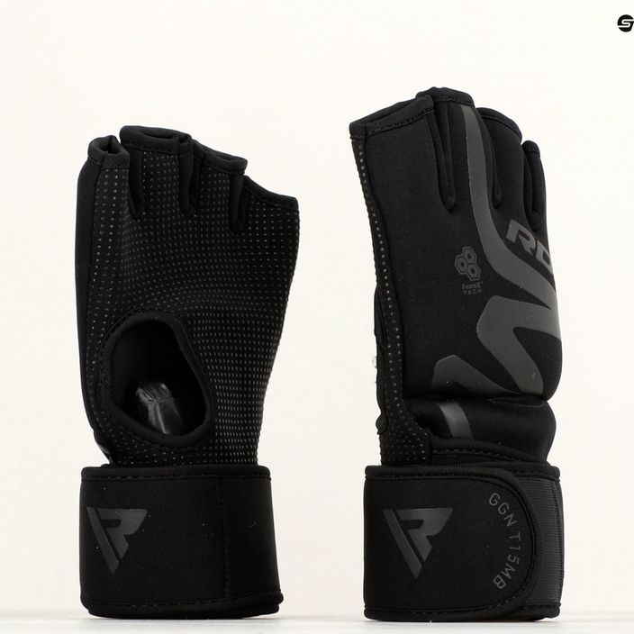 Рукавиці грепплінгові do MMA RDX Grappling Glove Neoprane T15 чорні GGN-T15MB-S 6