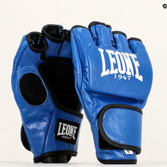 Грейплінгові рукавиці LEONE Contest MMA сині GP115 8
