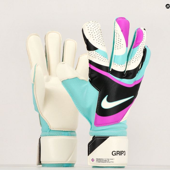 Рукавиці воротарські Nike Grip 3 black/hyper turquoise/white 6