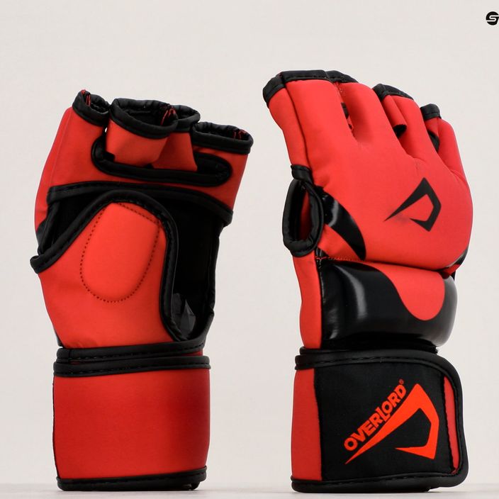 Грейплінгові рукавиці Overlord X-MMA червоні 101001-R/S 12