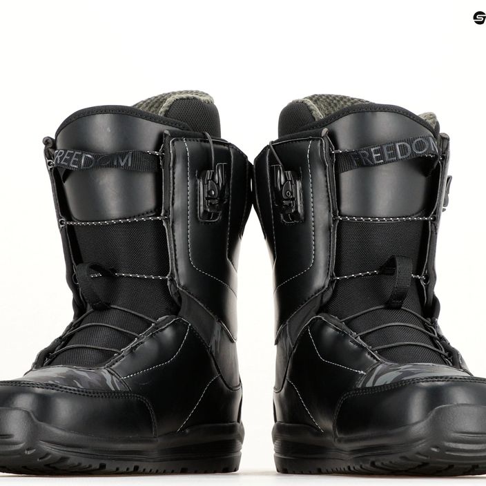Чоловічі сноубордичні черевики Northwave Freedom SLS чорні/камуфляж 7
