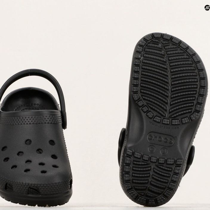 Дитячі шльопанці Crocs Classic Clog T чорні 11
