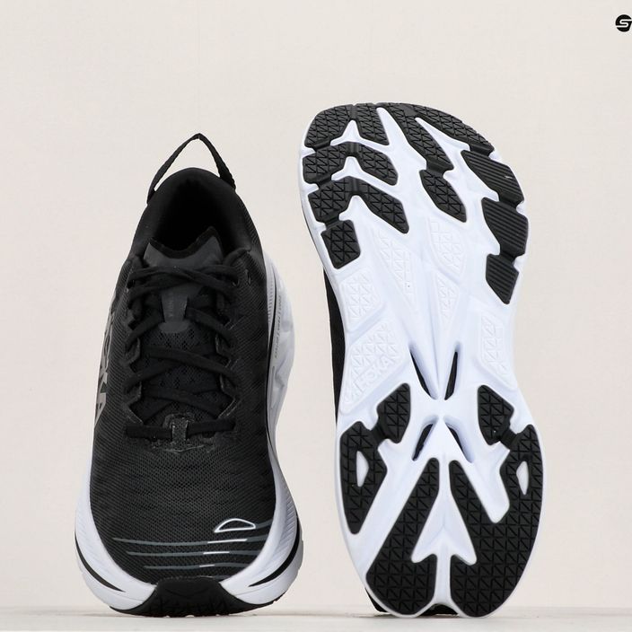 Черевики для бігу чоловічі HOKA Bondi X black/white 9