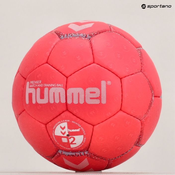М'яч гандбольний Hummel Premier HB червоний/синій/білий, розмір 2 5
