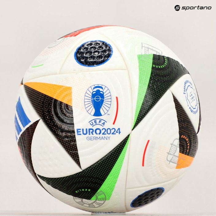 М'яч Adidas Fussballiebe Pro white/black/glow blue розмір 5 8