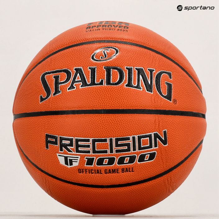 М'яч баскетбольний  Spalding TF-1000 Precision Logo FIBA 76965Z розмір 7 5