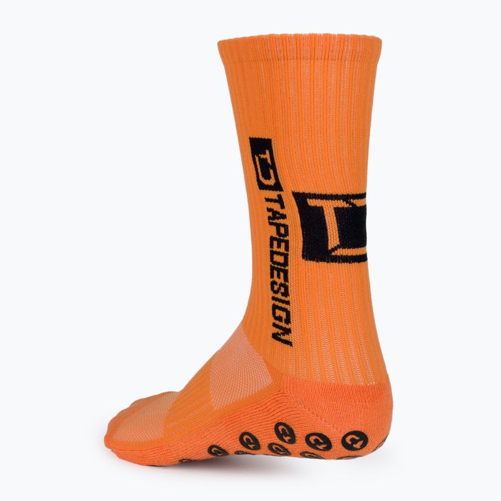 Шкарпетки футбольні Tapedesign протиковзні помаранчеві 2