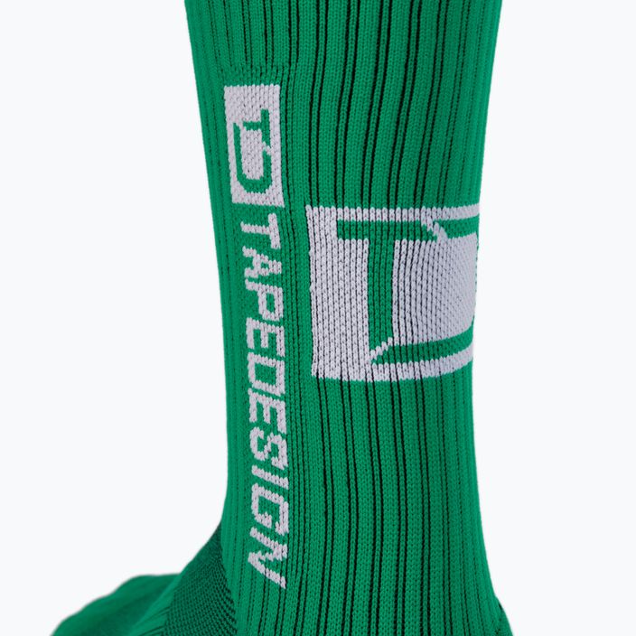 Футбольні шкарпетки чоловічі Tapedesign протиковзні зелені TAPEDESIGN GREEN 3