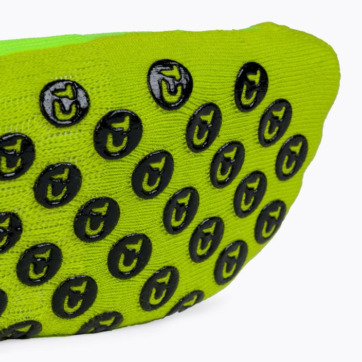 Шкарпетки футбольні Tapedesign протиковзні жовті 5
