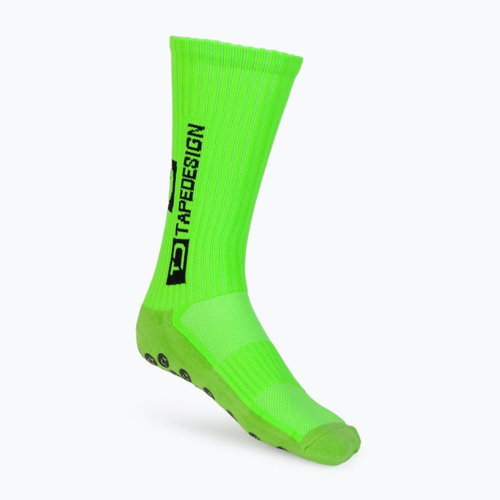 Шкарпетки футбольні Tapedesign протиковзні зелені