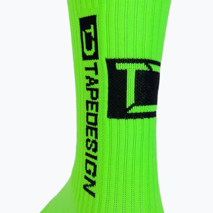 Шкарпетки футбольні Tapedesign протиковзні зелені 5