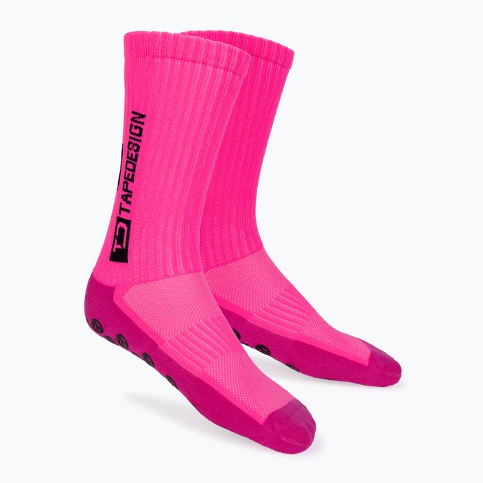 Шкарпетки футбольні Tapedesign протиковзні рожеві