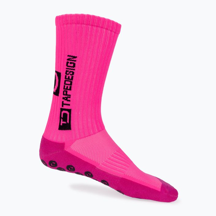 Шкарпетки футбольні Tapedesign протиковзні рожеві 3
