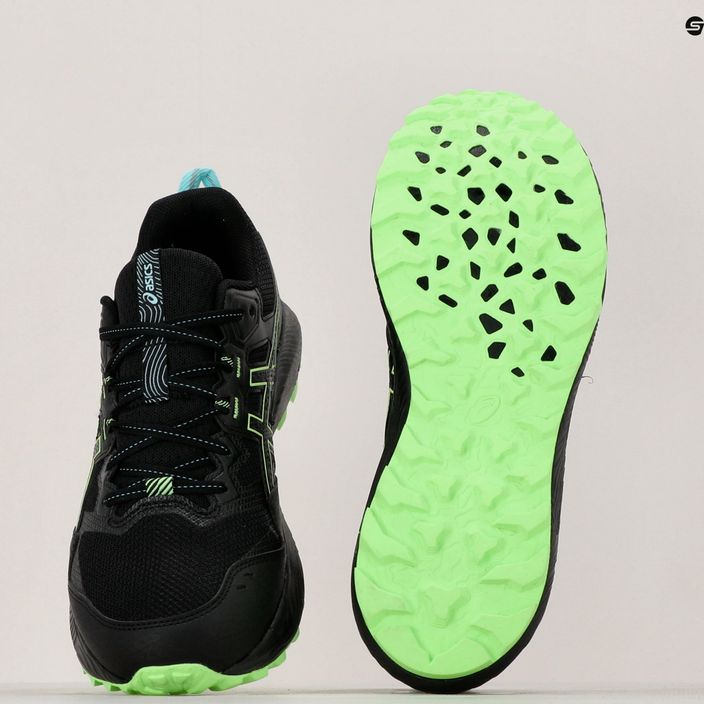 Кросівки для бігу чоловічі ASICS Gel-Sonoma 7 black/illuminate green 11