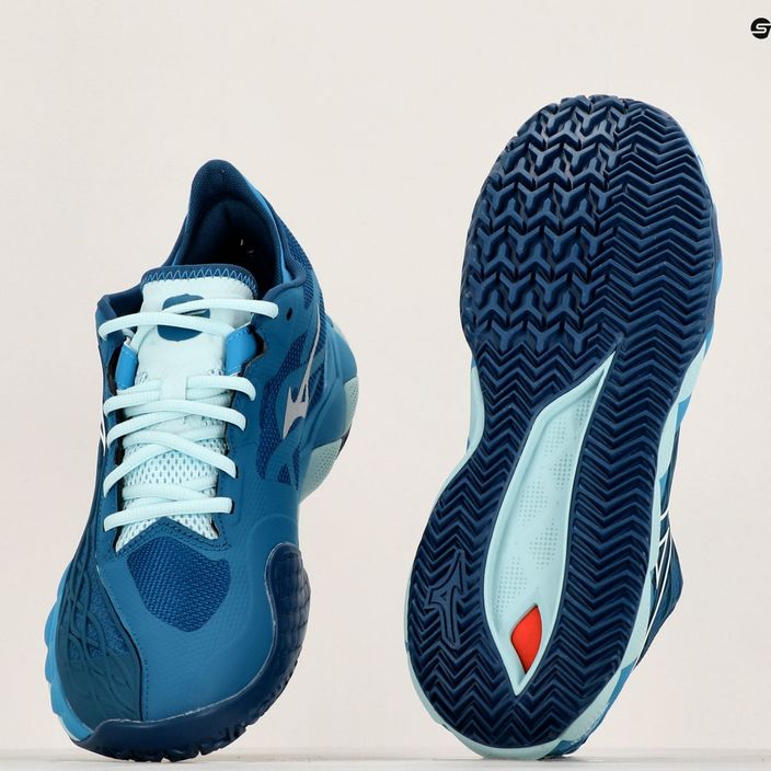 Взуття для тенісу чоловіче Mizuno Wave Enforce Tour CC moroccan blue/white/bluejay 10