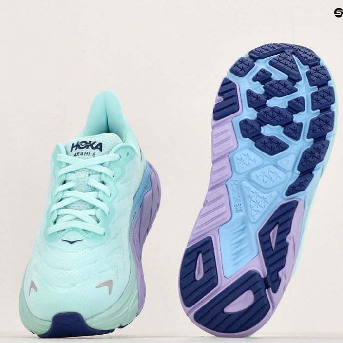 Кросівки для бігу жіночі HOKA Arahi 6 Wide sunlit ocean/lilac mist 10