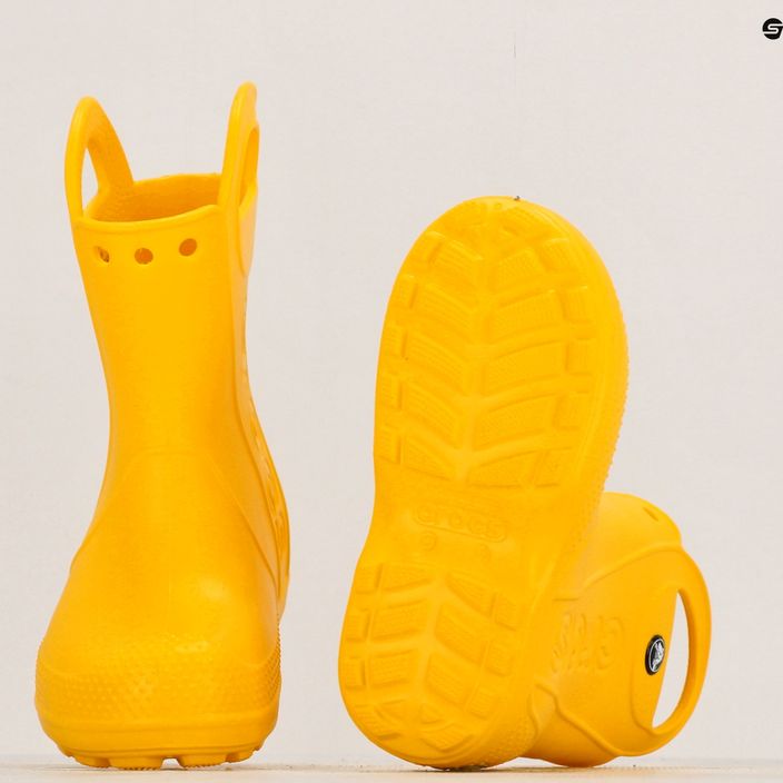 Crocs Handle Rain Boot Kids жовтий 10