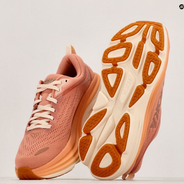 Кросівкі для бігу жіночі HOKA Bondi 8 sandstone/cream 9