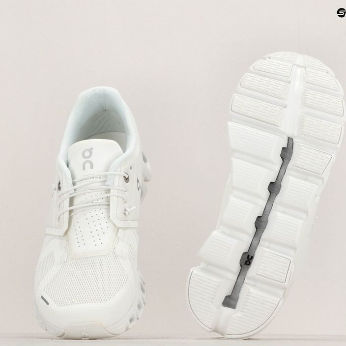 Черевики для бігу чоловічі On Running Cloud 5 undyed-white/white 16